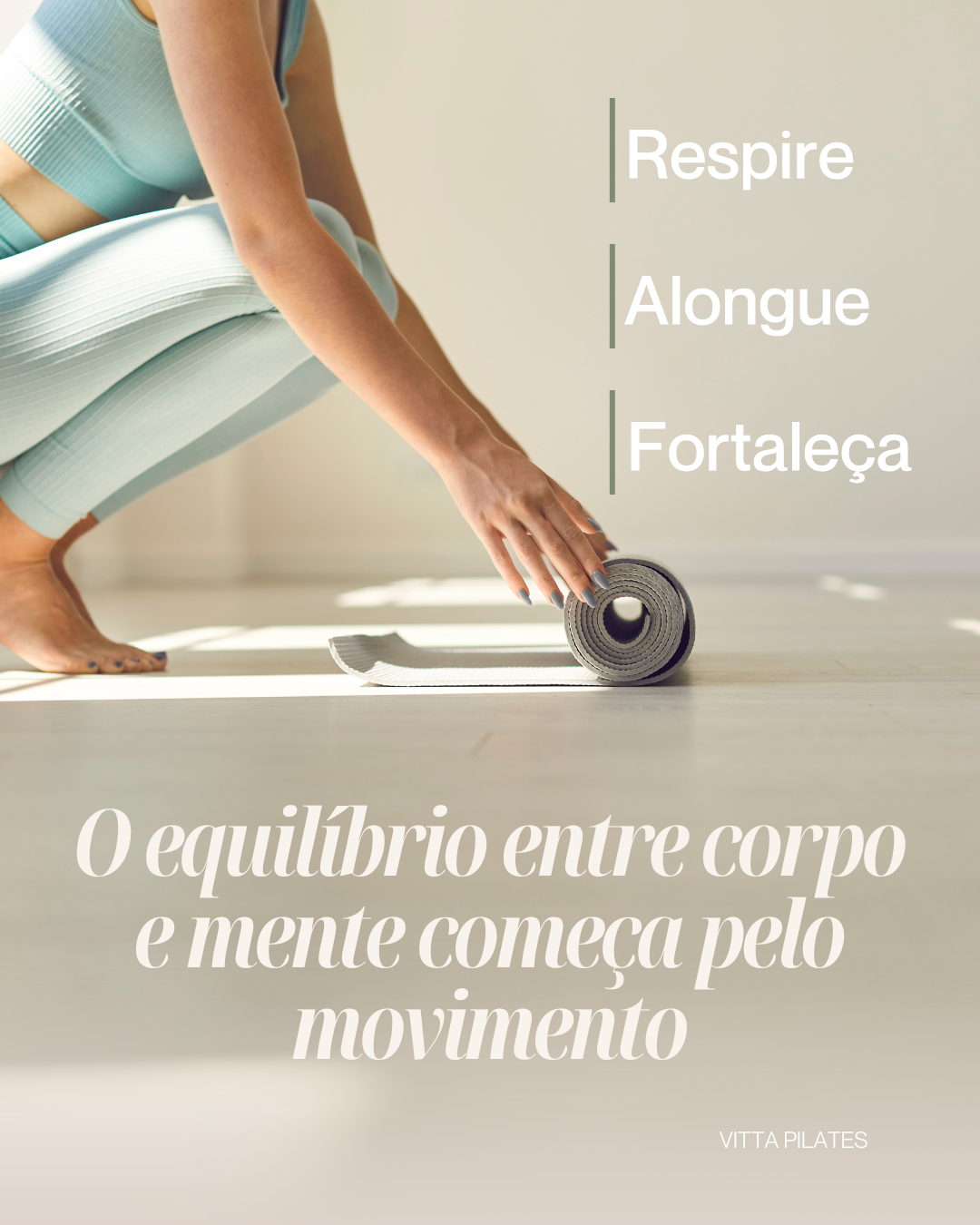 Desdobramento visual Vitta Pilates