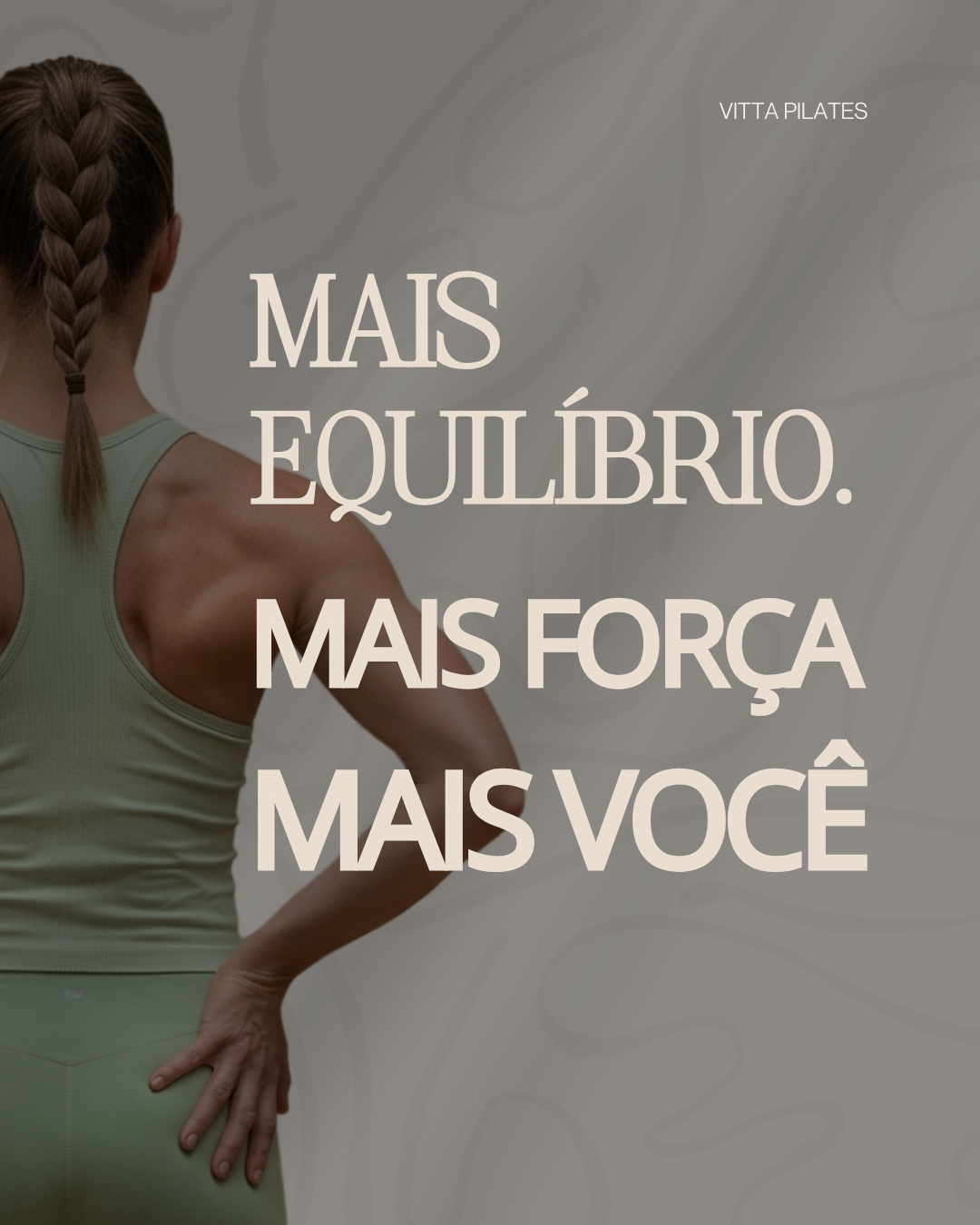 Aplicação da identidade visual Vitta Pilates