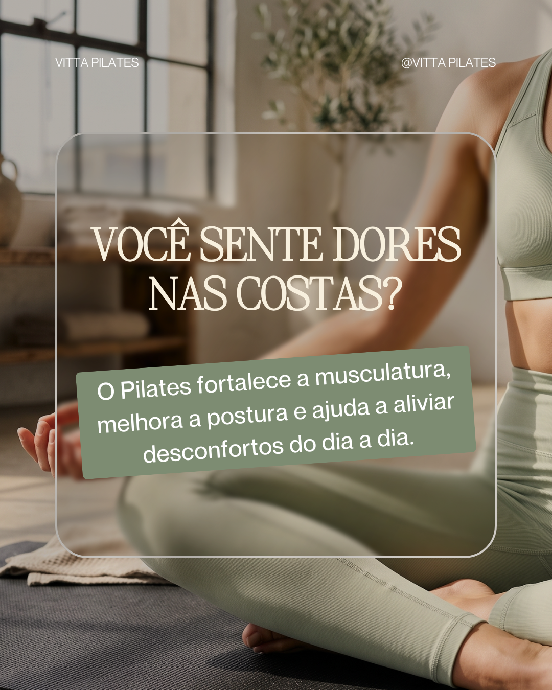 Aplicação gráfica Vitta Pilates