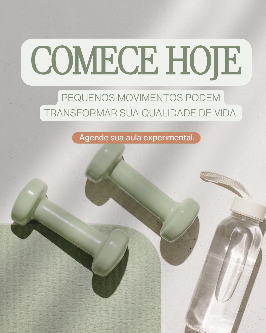 Aplicação final da primeira linha Vitta Pilates